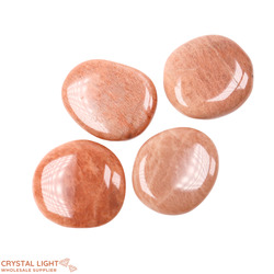 Peach Moonstone Flatstone Lot