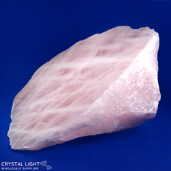 Single Rough Listings: Rose Quartz Rough Piece (Blade Cut)
