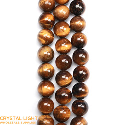 10mm Bead: Tiger Eye Beads /10mm