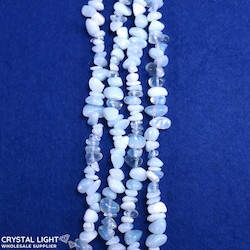 Opalite & Clear Quartz Chip Beads