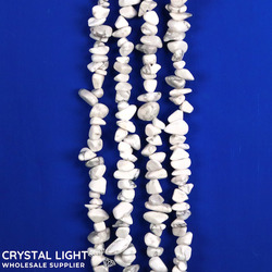 Howlite Chip Beads