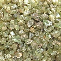 Rough by Weight: Green Apatite Rough Crystals 20g