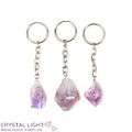 Amethyst Point Keychain