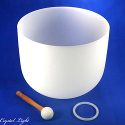 Crystal Singing Bowl 13"