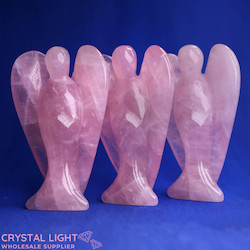 Rose Quartz Angel Large