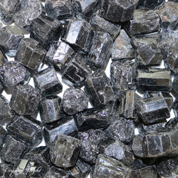 Rough by Weight: Black Tourmaline Rough 100g