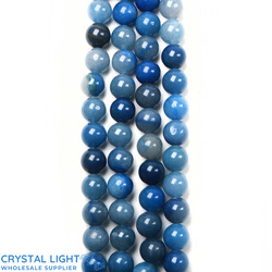 Blue Quartz Beads 8mm