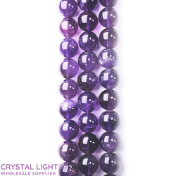 10mm Bead: Amethyst Beads 10mm 