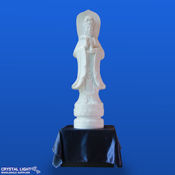 Other Large Crystals: Quan Yin Statue - Marble