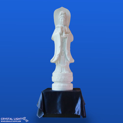 Other Large Crystals: Quan Yin Statue - Marble