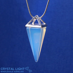 Opalite Pyramid Pendant
