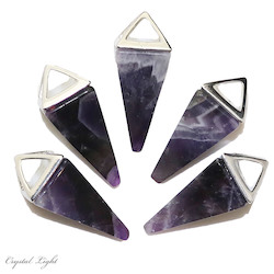 Pyramid Pendants: Amethyst Pyramid Pendant