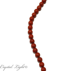 6mm Bead: Red Jasper Round Beads 6mm