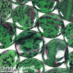 Ruby Zoisite Flatstone