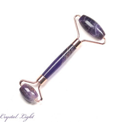 Chevron Amethyst Facial Roller