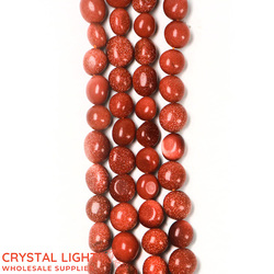 Tumble Beads: Goldstone Tumble Beads
