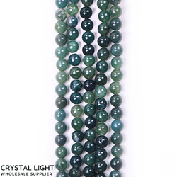 Moss Agate Beads 6mm