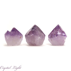 Bulk Points (By Weight/Per Piece): Amethyst Cut Base Natural Point