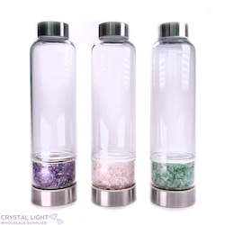 Crystal Water Bottle - Chip Base