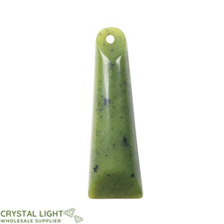 Nephrite Jade Short Pendant