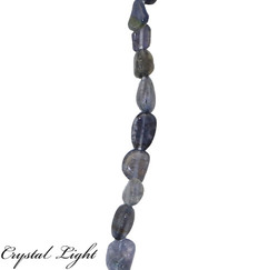 Tumble Beads: Iolite Tumble Bead