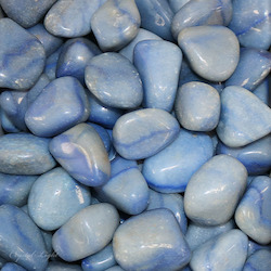 Tumbles by Weight: Blue Quartz Tumble 20-40mm /250g