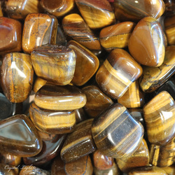 Tumbles by Weight: Tiger's Eye Tumble 35-45mm/250g