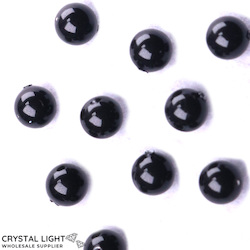Swarovski Pearls: Swarovski Pearl Beads - Mystic Black /6mm