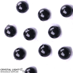 Swarovski Pearls: Swarovski Pearl Beads - Mystic Black /6mm