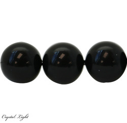 Swarovski Pearls: Mystic Black Pearl - 12mm