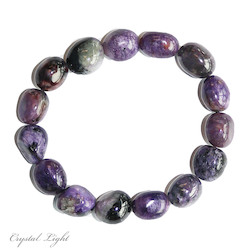 Tumble Bead Bracelets: Charoite Tumble Bracelet