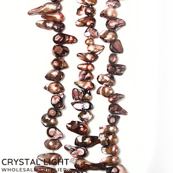 Bronze Keshi Pearl Beads