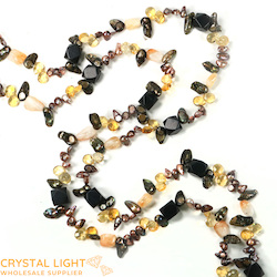 Keshi Pearl and Citrine Assortment  Beads
