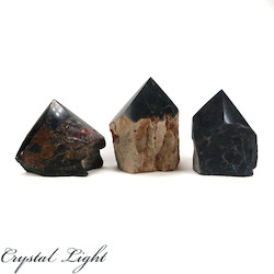 Black Onyx Cut Base Point