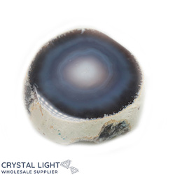 Crystal Pots: Agate Polished Geode