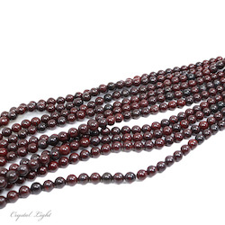 10mm Bead: Dark Poppy Jasper Beads 10mm