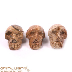 Skulls: Picture Jasper Mini Skull