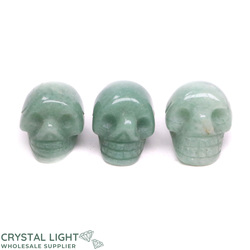 Skulls: Green Aventurine Mini Skull
