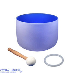 Chakra Coloured Singing Bowls: Third Eye Chakra Singing Bowl (Note A)