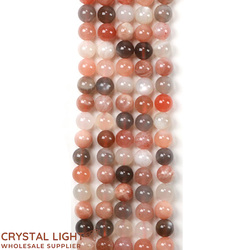 6mm Bead: Mixed Moonstone 6mm Round Beads