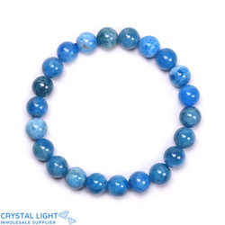 Blue Apatite Bracelet 8mm