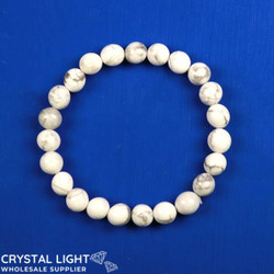 Howlite  Bracelet 8mm