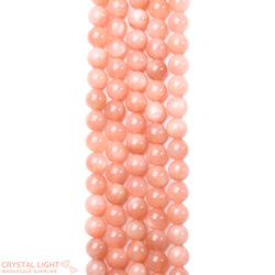 Peach Moonstone Beads 6mm