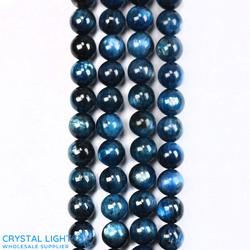 8mm Bead: Blue Kyanite Beads 8mm
