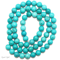 6mm Bead: Light Blue Howlite 6mm Beads