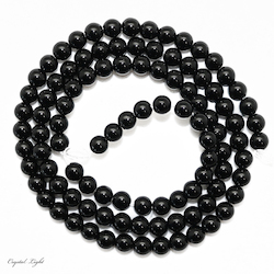 4mm Bead: Black Onyx 4mm Beads