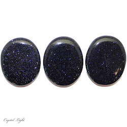 Soapstones & Palmstones by Quantity: Blue Goldstone Soapstone
