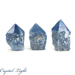 Cut Base Points: Blue Quartz Cut Base Point