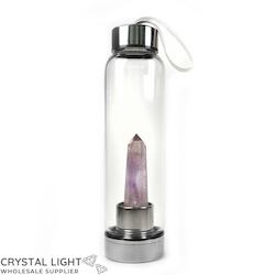 Amethyst Point Crystal Bottle