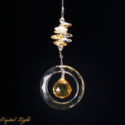 Round Disk with Drop- Yellow